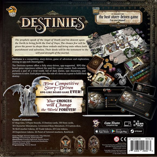 Lucky Duck Games: Destinies - Board Game