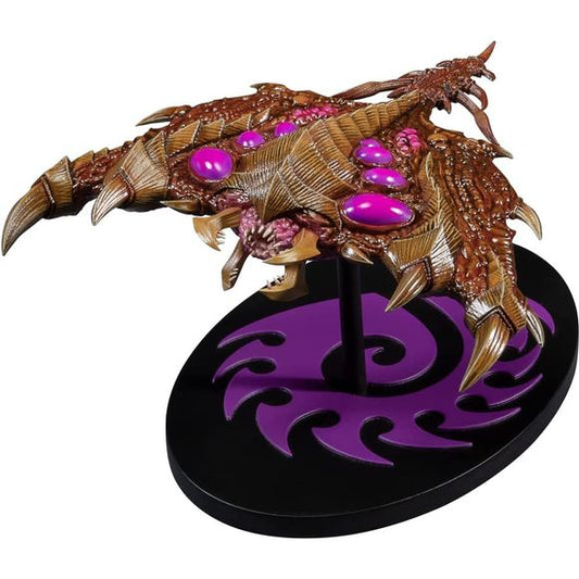 Evolved to rule the skies, the Swarm’s aerial siege unit is making its way to your gaming den with the Starcraft: Zerg Brood Lord Mini Replica, brought to you exclusively by Blizzard Entertainment and Dark Horse Deluxe!

The Brood Lord measures 6 inches (15.24cm) long by 6 inches (15.24cm) wide, and is made from polyresin. It also includes a metal display post to hover over a sturdy Zerg Swarm 4” x 6” base. This Brood Lord will make you feel as if a batch of broodlings are about to be spawned!

With a Zerg
