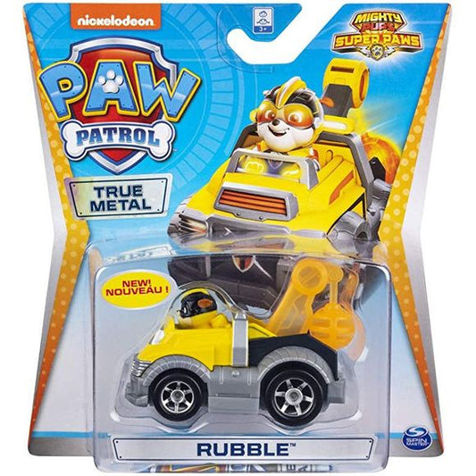 Spin Master Paw Patrol (Super Paws) Diecast Vehicle 'Rubble' | Galactic Toys & Collectibles