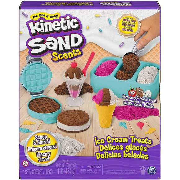 Spin Master Kinetic Sand Ice Cream Treats Playset | Galactic Toys & Collectibles