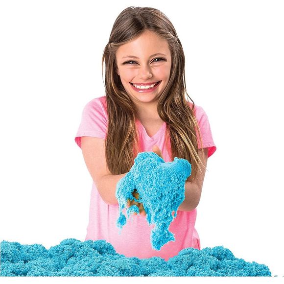 Spin Master Kinetic Sand Sandbox Playset (Blue Sand) | Galactic Toys & Collectibles