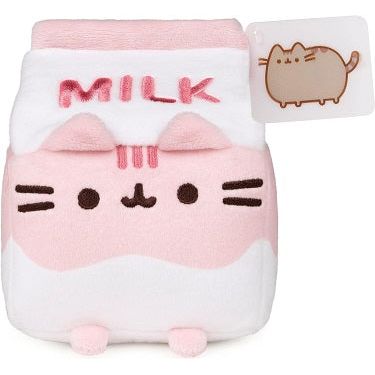 GUND Pusheen Strawberry Milk Plush, 6 in. | Galactic Toys & Collectibles