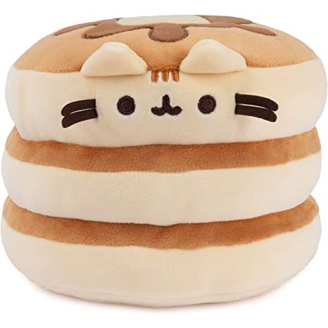 PUSHEEN PANCAKE PLUSH: This super-soft, extra-squishy 6” plush features Pusheen the Cat as a delicious stack of pancakes! Her velvety-soft brown plush exterior features three pancakes with an embroidered pat of butter and splash of syrup.
SOFT & HUGGABLE: This adorable Pusheen plush toy features surface-washable construction for easy cleaning and soft, premium materials that meet our famous GUND quality standards. Appropriate for ages eight and up. Ships in a protective poly bag.
PERFECT GIFT: GUND Pusheen