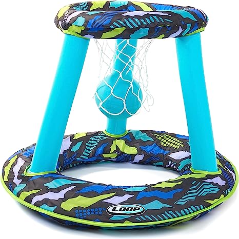 Spin Master COOP Hydro Spring Hoops, Pool Toy, Inflatable Pool Game Basketball Set | Galactic Toys & Collectibles