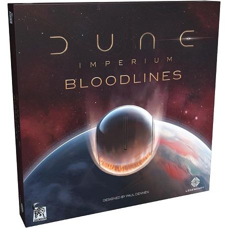 The Great Houses of the Imperium live and die by their lineage. Plots unfold over generations as Emperors build dynasties, and the Bene Gesserit weave prophecy into reality. As alliances rise and fall, leaders face a single question: How far will you go to secure your bloodline Bloodlines expands both Dune: Imperium and Uprising with powerful new tools to achieve victory. Recruit Sardaukar Commanders to bolster your fighting force. Unlock the potential of all-new Tech tiles. New Leaders, Contracts, and card