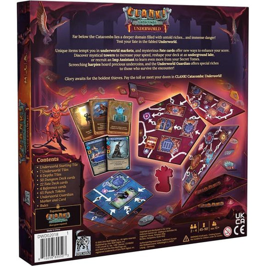 Dire Wolf Digital: Clank! Catacombs: Underworld Expansion Board Game