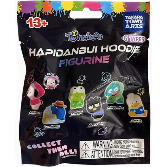 Sanrio Hapidanbui Hoodie Figures Mystery Pack - 1 Random | Galactic Toys & Collectibles