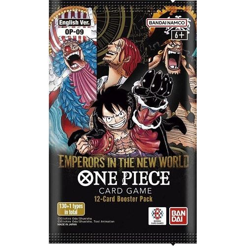 A Special Booster Pack to Commemorate the 2nd Anniversary!
The cards included in this release are more luxuriously designed than ever before, making them irresistible additions to any ONE PIECE fan’s collection!
The New Four Emperors Take the Helm in the 9th Pack!
Luffy and Buggy finally appear alongside Shanks and teach as the new Four Emperors! Many ONE PIECE ODYSSEY-themed cards also make their debut in this pack, offering players new strategic possibilities!
New and Existing Cards Can Be Combined to Bui