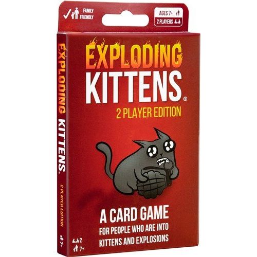 Exploding Kittens Card Game: 2 Player Edition | Galactic Toys & Collectibles
