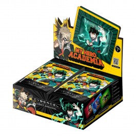 Cybercel My Hero Academia Trading Cards Series 1 Hobby Box | Galactic Toys & Collectibles