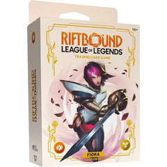 Precision and grace! Fiora becomes Mighty with her Champion Deck! This preconstructed 56-card deck is built to strengthen your board with powerful stat boosts, turning your normal units into Mighty combatants. Outmaneuver your opponents with clever combat tricks, gaining you more resources while dueling your way to victory. Includes 1 Riftbound Spiritforged booster!