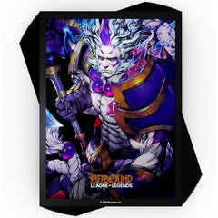 Channel the power of the Rift - theese official Riftbound sleeves don't just protect your deck, they command attention. Pack 100 sleeves featuering fan favorite Champion, Darius!