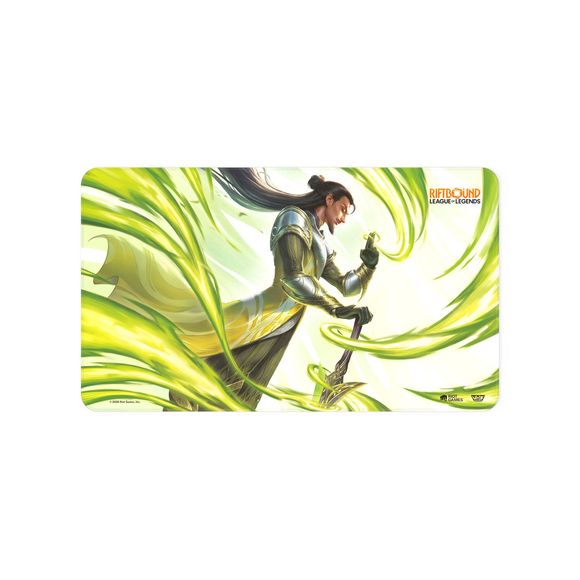 Forge your path through the Rift with this official Riftbound: Unleashed bound edge playmat that provides protection, style, and serious presence at the table.