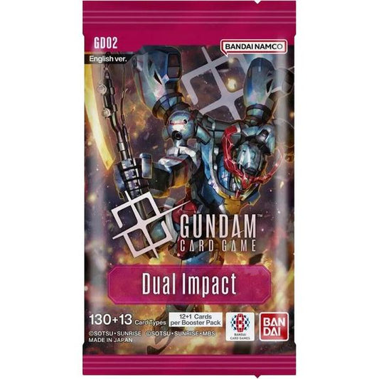 Dual Impact (GD02)
Each pack contains 12+1 Cards per Booster Pack