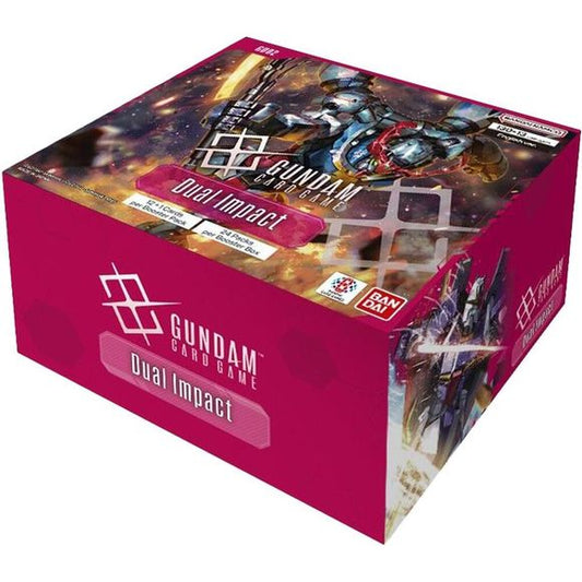 Featuring characters and Mobile Suits from series making their GCG debut and developing decks for previously released cards!! Gundam X, Gundam AGE, IronBlooded Orphans, and more!
Plenty of alternate-art cards of differing rarities for both players and collectors!
New gameplay strategies and skills for more exciting gameplay! Easy to learn, difficult to master!

Each Booster Box contains 24 Booster Packs.
12 +1 Cards Per booster pack
