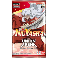 INUYASHA enters the battlefield of UNION ARENA! From the TV anime Inuyasha and Inuyasha: The Final Act, a rich lineup of distinctive characters is featured, including Inuyasha, Kagome Higurashi, Sesshomaru, and Naraku! Recreate the journey to collect the shards of the Shikon Jewel in UNION ARENA!

12 cards per pack