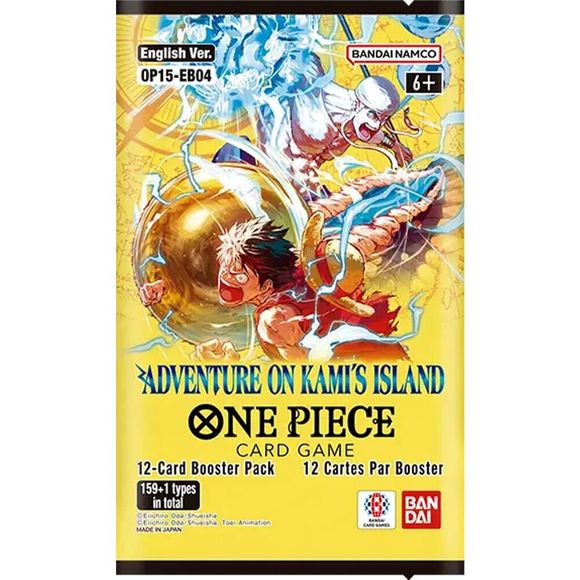 1 booster pack of One piece TCG Adventure on Kami's Island OP15-EB04
12-card booster pack