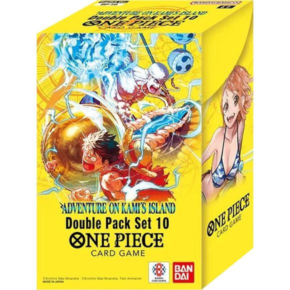 The packaging doubles as a card case, making this product more economical, accessible, and collectible!
Includes 2 Randomly Selected DON!! Cards with New Designs! Each set will include 2 randomly selected DON!! cards with exclusive designs, encouraging multiple purchases to collect them all!

Contents
• Booster Pack [OP15-EB04] x2
• DON!! Card x1 (2 types)