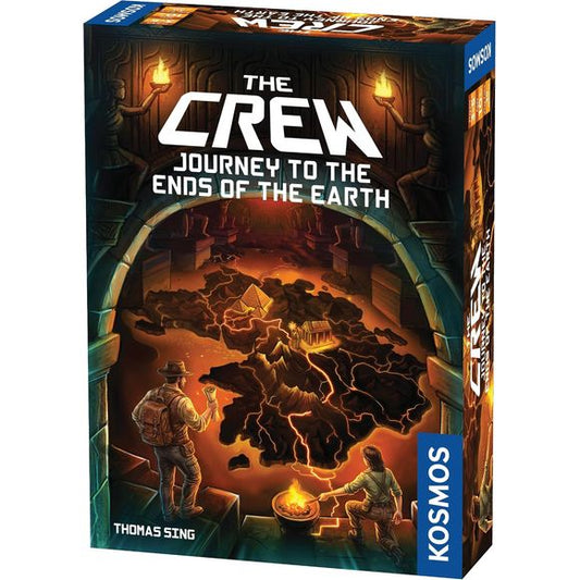 Travel around the world in a race against time on the hunt for Charlemagne's secret treasure. Follow clues that will lead you up Mount Everest, through the Amazon Rainforest, and beyond. It's up to you how your story will end. Will you make it in time, or will you be too late? The only way to find out is by playing.

The Crew: Journey to the Ends of the Earth is a co-operative trick-taking game in which players attempt to complete missions together. This game features a 25-stage journey.