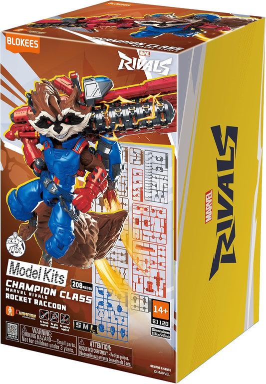 Blokees Marvel Rivals Champion Class 08 Rocket Raccoon Model Kit