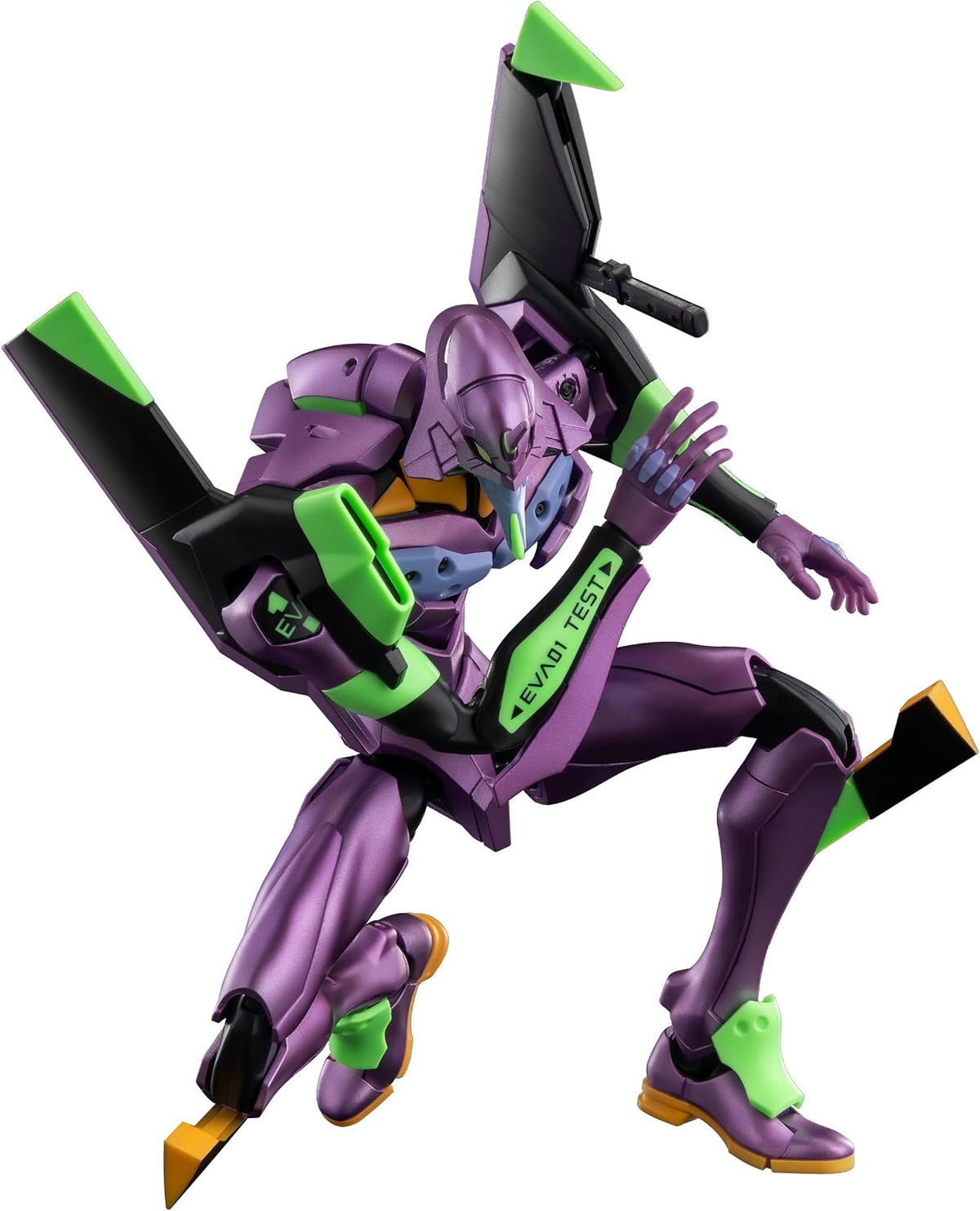 Experience the officially licensed Evangelion Test Type-01 TV ver., featuring highly articulated joints and an exclusive skeletal structure for lifelike motion. Equipped with the Progressive Knife, NERV-Style Positron Sniper Rifle, Pallet Rifle, and Hand Gun, it delivers a complete battle configuration worthy of the iconic EVANGELION.

The upgraded Transport Floor and Restraints system faithfully recreate NERV’s launch sequence, while pre-painted parts (282 PIECES) and tool-free assembly ensure a smooth and