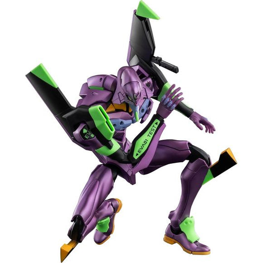 Experience the officially licensed Evangelion Test Type-01 TV ver., featuring highly articulated joints and an exclusive skeletal structure for lifelike motion. Equipped with the Progressive Knife, NERV-Style Positron Sniper Rifle, Pallet Rifle, and Hand Gun, it delivers a complete battle configuration worthy of the iconic EVANGELION.

The upgraded Transport Floor and Restraints system faithfully recreate NERV’s launch sequence, while pre-painted parts (282 PIECES) and tool-free assembly ensure a smooth and