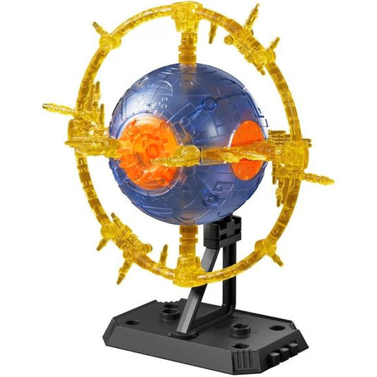 Bring the most iconic villain of the Transformers universe to your collection with the BLOKEES Transformers G1 Unicron Planet building block set. This officially licensed, genuinely authentic model features 29 pieces that assemble into a stunning display of the planet-sized Unicron in his fearsome planetary form. The set showcases a detailed blue sphere with striking orange accents, encircled by an elaborate golden ring bristling with mechanical spikes and arms — capturing Unicron's menacing presence in imp