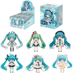 A fantastical adventure, MIKU WITH YOU. This officially licensed Miku character toy is made with high-quality PVC material, featuring exquisite facial sculpting and alternate hands, perfectly capturing Miku's unique charm. Each character toy stands approximately 3.94 inches tall and features a highly articulated design with flexible joints, allowing you to easily display a variety of dynamic poses.

Come and knock on the door of destiny, embark on an infinite journey with Miku, and experience the magic and