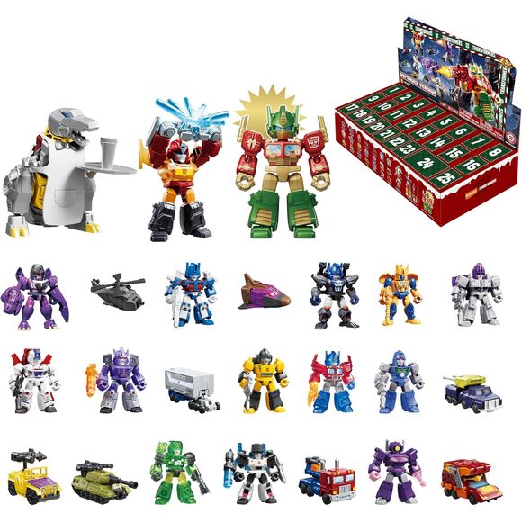 <p>Celebrate the holidays with the <strong>Blokees Transformers Defender Version 2026 Christmas Advent Calendar</strong>! Countdown to Christmas with 25 days of exciting Transformers surprises featuring officially licensed Autobot and Decepticon collectibles. This special holiday set includes 16 character model kits, five Combaticon vehicles, two special chase variants, an exclusive Christmas-themed Optimus Prime, and accessories to combine the Combaticons into the mighty Bruticus! Discover fan-favorite cha
