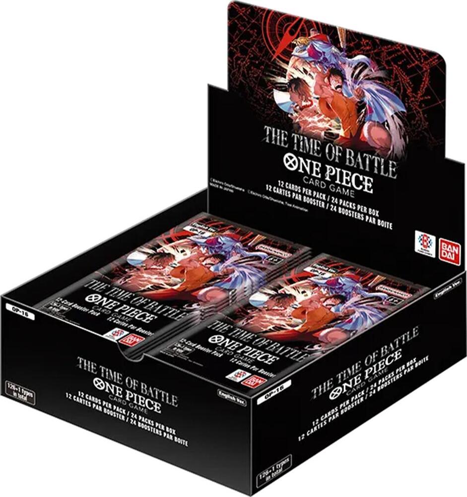 OP-16’s main theme is Paramount War!
The Iconic Battle between Pirates and Marines is coming back in ONE PIECE CARD GAME!
Characters from Impel Down and Marineford joins the war!
Finally, that character comes out as a Leader!
That Character who had a major influence in the war, is coming out as a Leader Card with new Strategy to shake the Meta!
Other Leader Cards come out with never-seen new effects, deepening the game even more!
Combine other products to make your deck even stronger!
Many cards are include