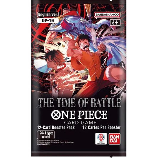 1 booster pack of One piece TCG The Time of Battle OP-16
12-card booster pack