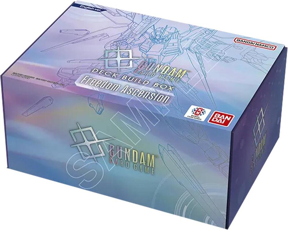 Release Date 07/24/2026

A set containing 4 booster packs and 125 fixed Reprint Cards for Deckbuilding! Not only can you build a deck combining up to two colors from the five-color halfdecks, but you can also customize your deck by opening the booster pack.
Includes a bonus pack containing exclusive EX Bases available only here! One design features the Shining Gundam!
Everything you need for battle is included in this set! It's an easy-to-get product for both new and existing players!

Contents
• x1 Set of