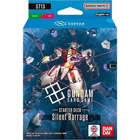 A green and red starter deck featuring numerous MS units skilled in combat using bits/funnels, including the “Qubeley”.
Features numerous cards usable in multiplayer battles (Battle Royale, 2vs2)!
Contents
• x1 Ready-to-play 50-card deck
• x10 Resource Cards
• x4 Token Cards
•x1 Paper Damage Counter
• x1 Bonus Pack (1 Card) (1 of 10 types)
• X1 Rule/Playsheet