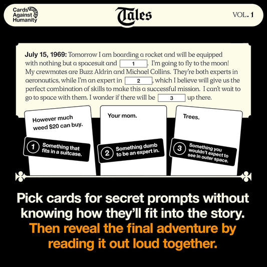 Cards Against Humanity: Tales Vol. 1 - Adult Party Game