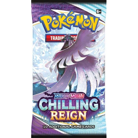 Pokémon TCG: Sword & Shield—Chilling Reign Booster Pack (Artwork may vary) | Galactic Toys & Collectibles