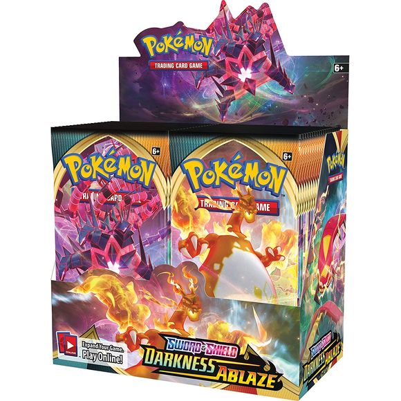 Pokemon TCG: Sword & Shield Darkness Ablaze Booster Box (36 Packs) | Galactic Toys & Collectibles