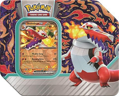 You will receive, at random, one Pokémon TCG: Paldea Partners Tin that includes 1 foil promo card featuring Meowscarada ex, or Skeledirge ex, or Quaquaval ex.
The Pokémon TCG: Paldea Partners Tin also comes with 5 Booster Packs.
This also comes with a code card for Pokémon TCG Live.