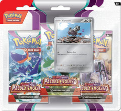 Pokemon Scarlet and Violet SV2 Paldea Evolved 3-Pack Blister (Random Promo)