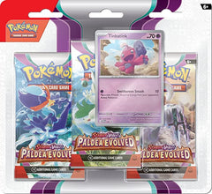 Give Your Collection a Boost!
Get in on the latest Pokemon TCG action with three awesome booster packs from the new Scarlet & Violet 2 Paldea Evolved expansion, a special foil promo card, and a code card for Pokemon TCG Live!