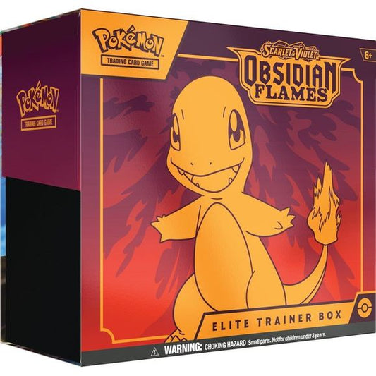 (PREORDER August 2023) Pokemon Scarlet and Violet 3 Obsidian Flame Elite Trainer Box | Galactic Toys & Collectibles