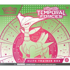 (PRE-ORDER MARCH 2024) Pokemon Scarlet and Violet 5 Temporal Forces Elite Trainer Box | Galactic Toys & Collectibles