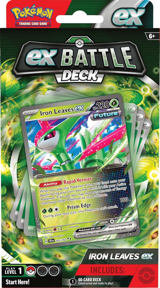 Pokémon TCG: Tapu Koko ex or Iron Leaves ex Battle Deck (1 Random)