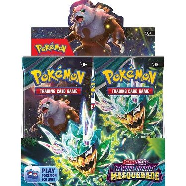 (PREORDER MAY 2024) Pokemon Scarlet and Violet 6 Twilight Masquerade Booster Display (36 Packs)