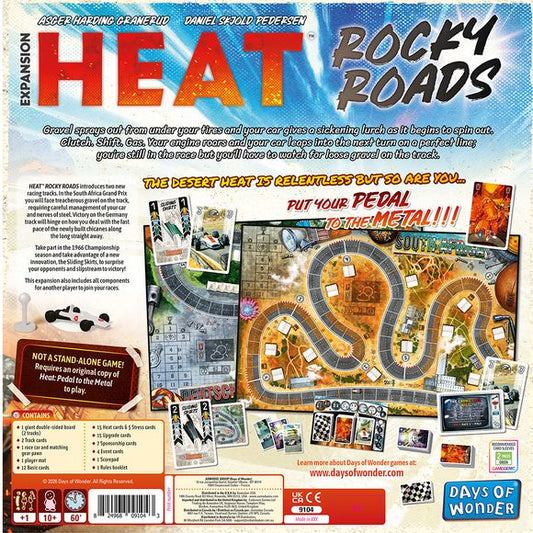 Days of Wonder: Heat: Rocky Roads Board Game Expansion