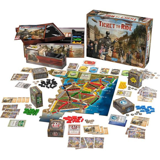 Days of Wonder: Ticket to Ride Legacy: Legends of The West - Board Game