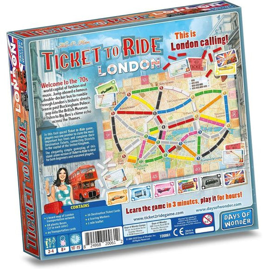 Days of Wonder: Ticket to Ride: London Board Game