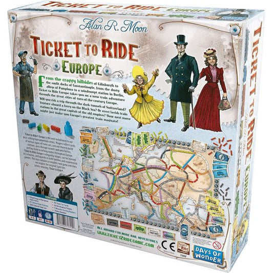 Days of Wonder Ticket to Ride Europe Board Game