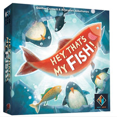 New art, new design, and that’s just the tip of the iceberg!

20 years after its original release, Next Move Games is making sure the penguins continue to get their fish.

In ‘Hey! That’s My FISH’ players take turns moving one of their penguins in a straight line collecting the tile (with all its fish) they started on. Whoever has gathered the most fish at the end of the game wins. Sounds easy, but as the ice disappears, it gets harder and harder for penguins to find fish to feed on.

You’ll waddle with ple