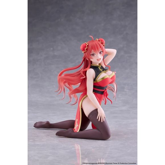<p><strong>PRE-ORDER: Expected to ship in February of 2027.</strong></p>

<p>From the popular fantasy anime <strong>Mushoku Tensei: Jobless Reincarnation</strong> comes Eris Greyrat in a beautiful Chinese Dress Ver. figure from Taito's <strong>Desktop Cute</strong> series!</p>

<p>Known for her fiery personality, fierce determination, and impressive swordsmanship, Eris is one of the most memorable characters from Mushoku Tensei. This special figure presents her in an eye-catching Chinese-inspired outfit, of