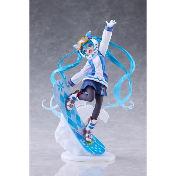 <p><strong>PRE-ORDER: Expected to ship in December of 2026.</strong></p>

<p>Taito brings back the Snow Miku 2016 design as part of its AMP+ Snow Miku All Stars prize figure collection.</p>

<p>The 2016 Snow Miku costume, designed by otogi kotatu, is themed around the winter sports you can enjoy in Hokkaido. This AMP+ figure is based on new artwork by illustrator bukurote created for the All Stars series.</p>

<p>Part of Taito's AMP+ Snow Miku All Stars series, which revisits Snow Miku designs from past yea